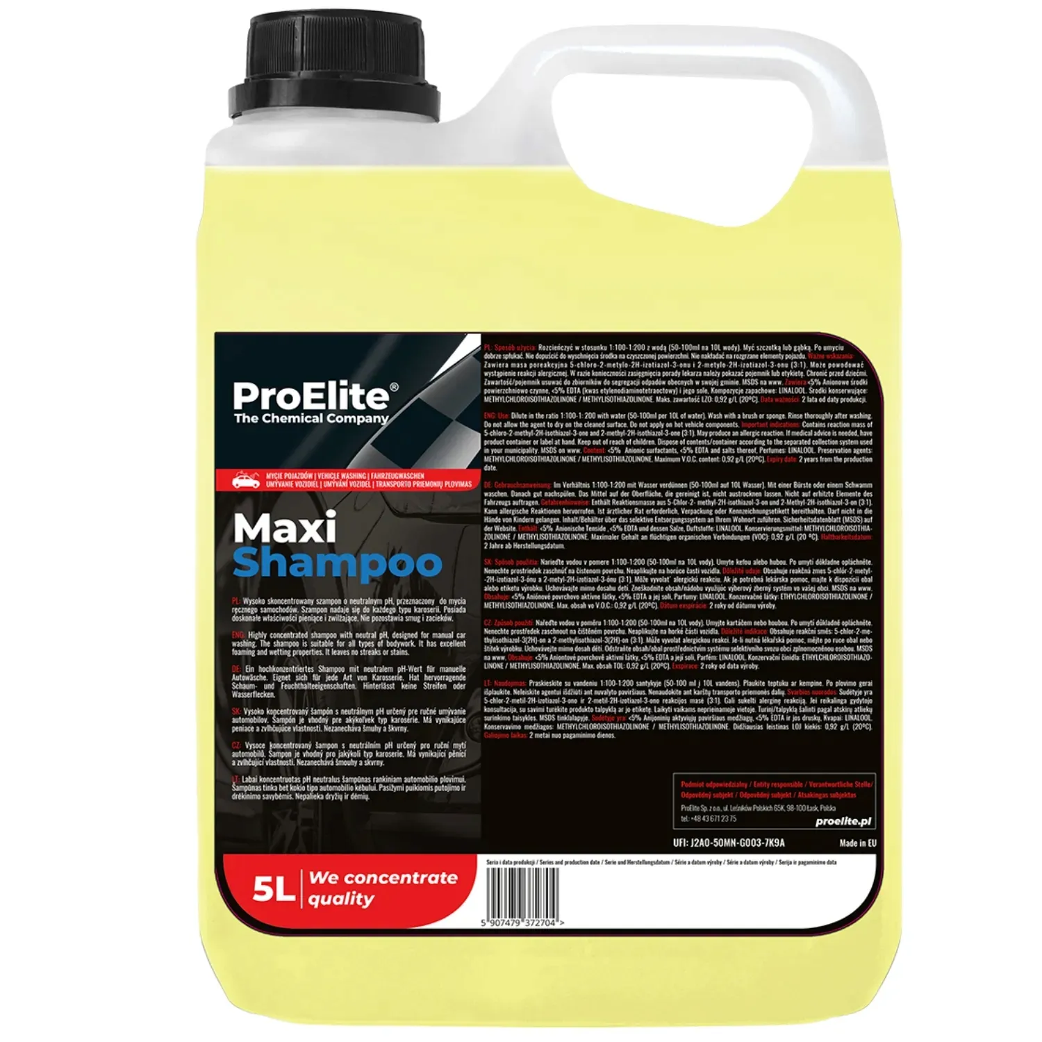 ProElite Maxi Shampoo 5L